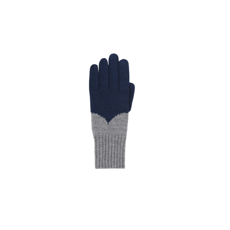 Hunter Original Moustache Handschuhe: dunkelblau/grau, S/M
